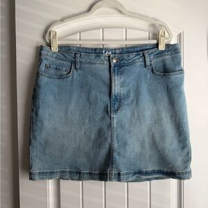 Lee Light Blue Denim Skort